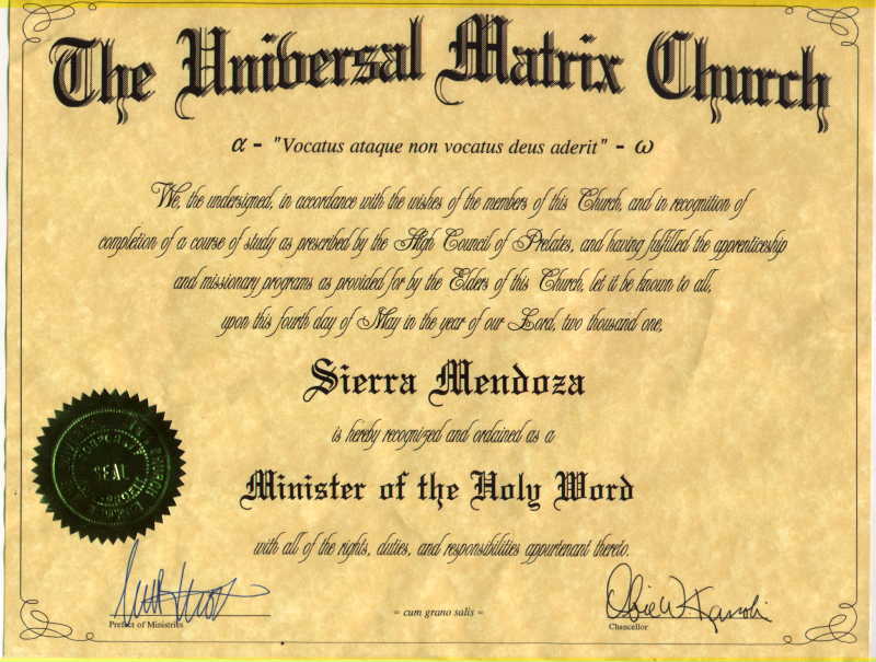 ordained